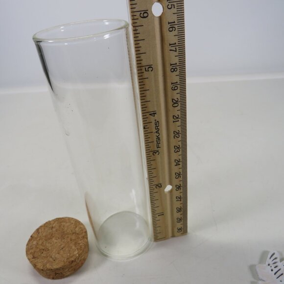 Fairy in a bottle READY TO CRAFT Glass Jar with Cork Wood Laser Cut Fairy - Picture 9 of 10